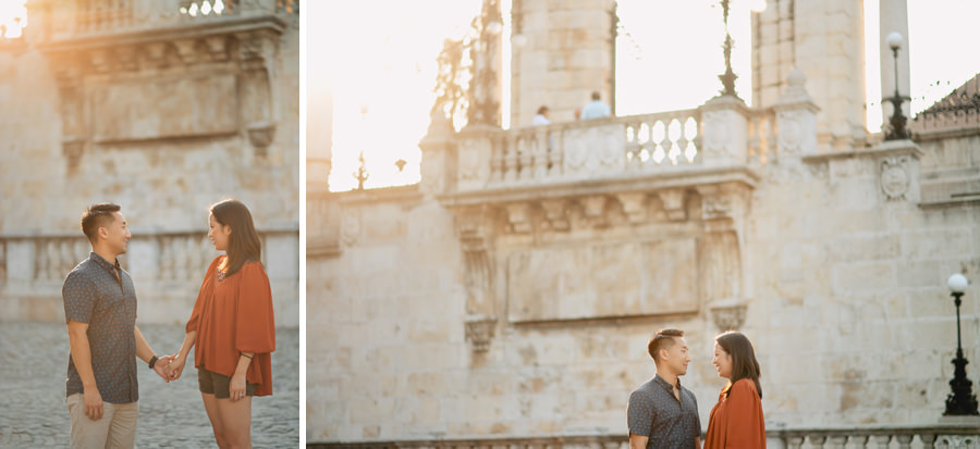 Budapest Engagement photo session - Buda Castle 