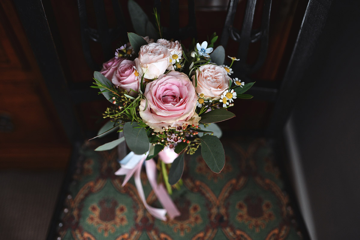 Wedding photographer London - Pastel colour wedding bouquet
