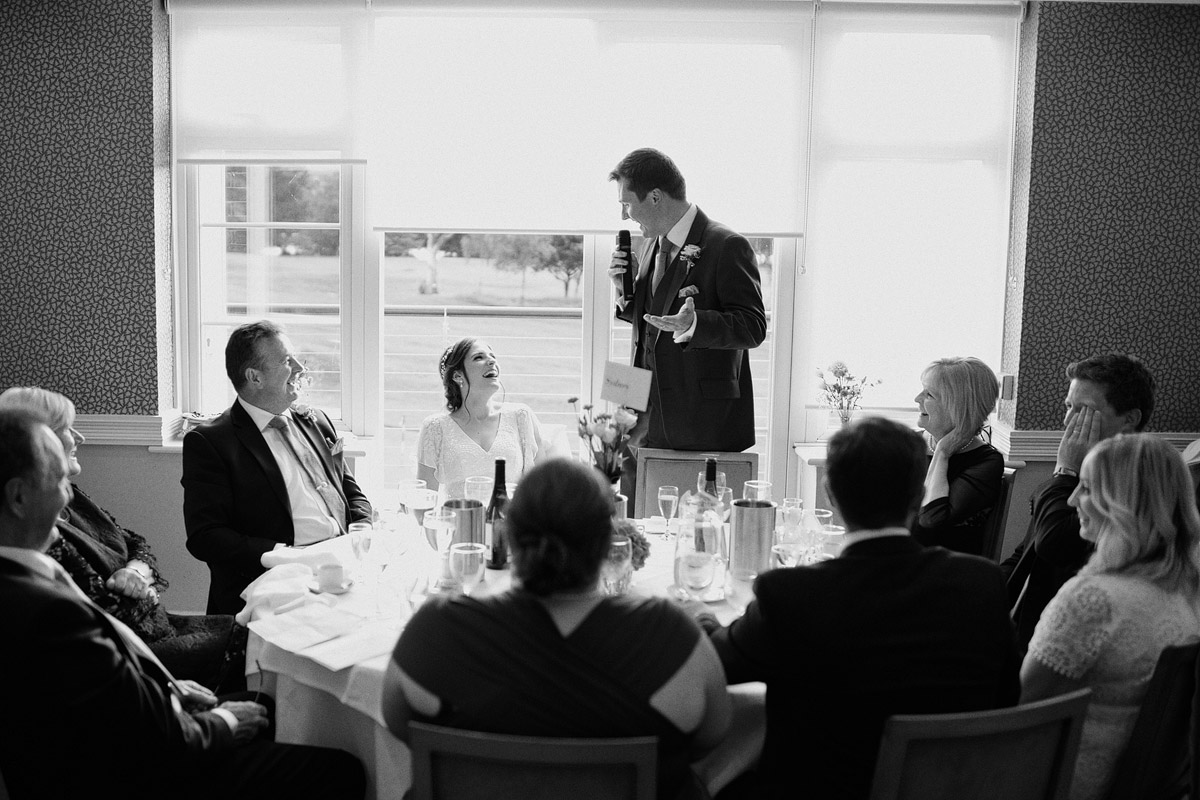 wedding reception at golf course in Wimbledon London