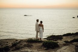 wedding portrait in gozo by the sea