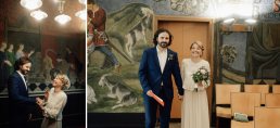 wedding ceremony in City Hall Radhus Copenhagen